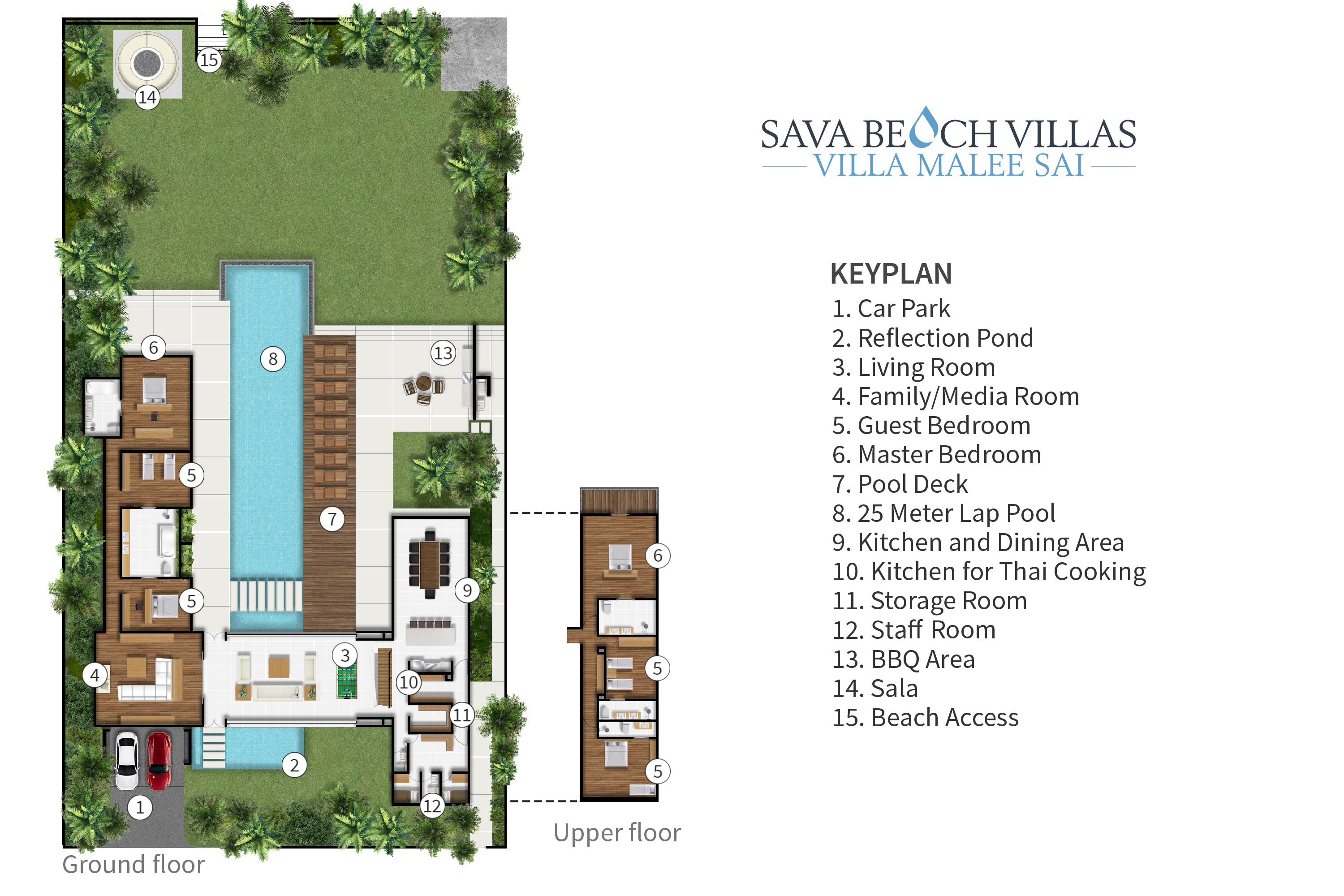 Sava Beach Villas - Villa Malee Sai